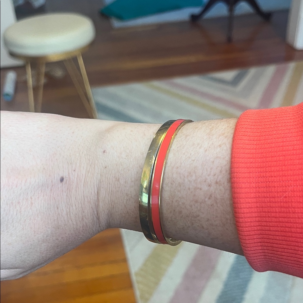 Kate Spade Gold and Red Bracelet Duo - Picture 9 of 9